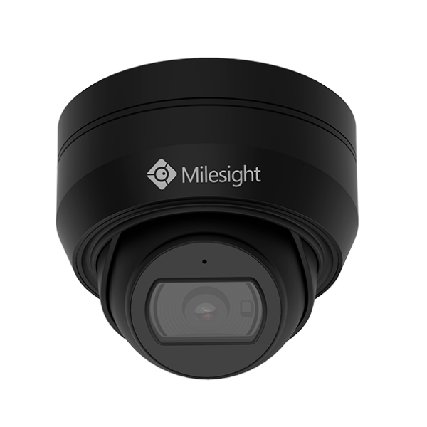 Billede af Milesight AI mini vandal dome kamera, 5MP, 2,8mm, sort