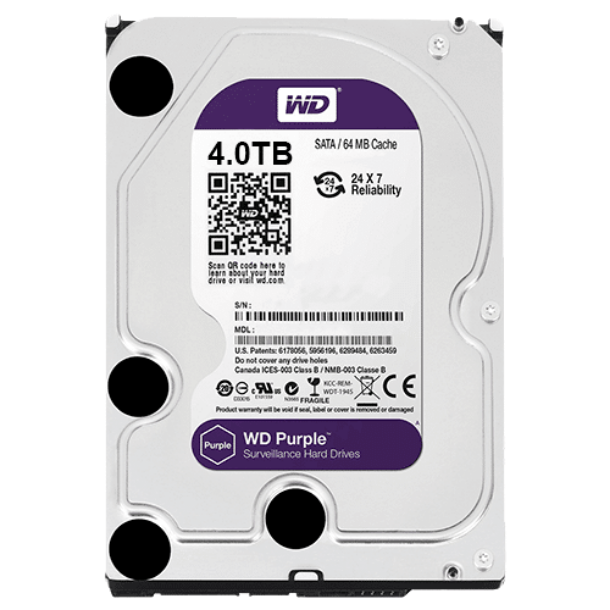 Billede af WD Purple 4TB Harddisk