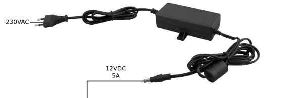 Billede af Strømforsyning til kamera, 12v 5000mA