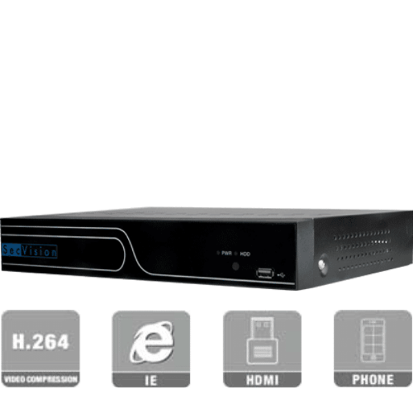 Billede af SecVision Chrome 4 kanals DVR