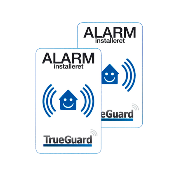 Billede af TrueGuard alarm skilt (2 stk.)