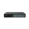 Billede af Milesight PoE gigabit-switch, 16 x PoE, 2 x uplink, 200w