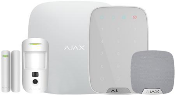 Billede af Ajax Hub2 StarterKit med foto & keypad