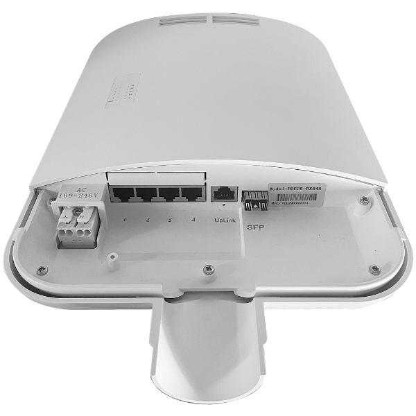 Billede af Outdoor POE Switch, 4 RJ45 PoE + 1 Uplink RJ45 + 1 Uplink SFP, 10/100/1000Mbps, 30W per port / Total max 60W