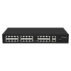 Billede af 24 PoE ports switch, 24x PoE + 1x SFP Uplink + 2x RJ45 Uplink, 10/100/1000, 300W