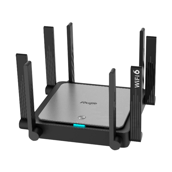 Billede af Reyee WiFi 6 Mesh Gigabit Router AX3200 5 Ports RJ45 10/100/1000 Mbps 802.11AX quad-stream and band 2,4 and 5 GHz