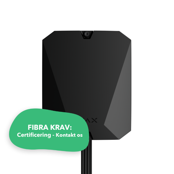 Billede af Ajax Hub Hybrid Fibra (2G) sort