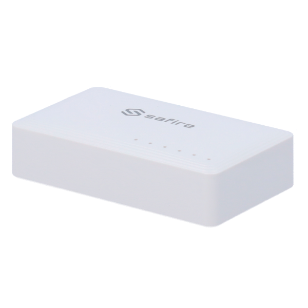 Billede af 5 ports switch, 10/100/1000 mbps, 5V 1A