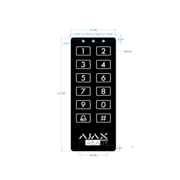 Billede af Conlan Label til CT2000 med AJAX LOGO (460038)