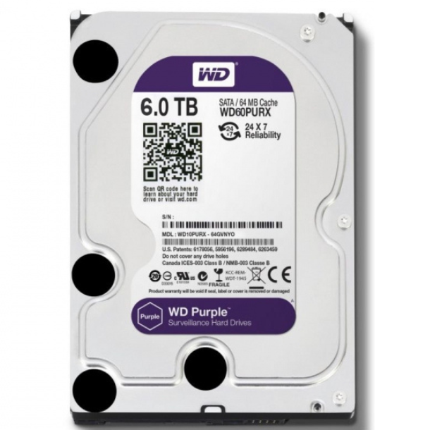 Billede af WD Purple 6TB Harddisk