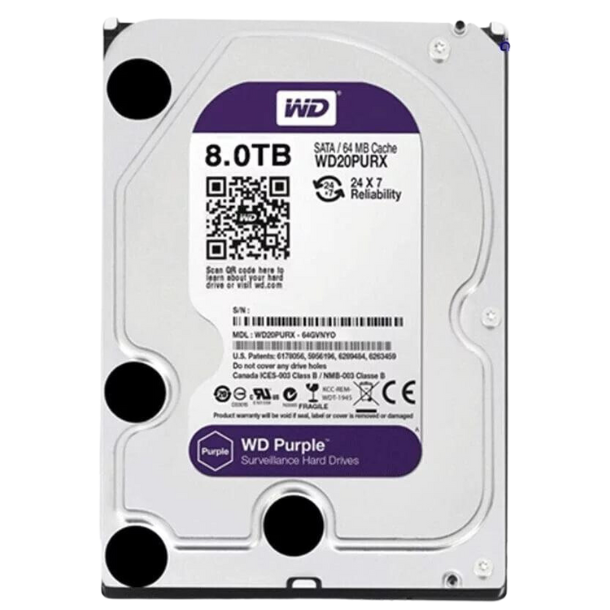 Billede af WD Purple 8TB Harddisk