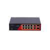 Billede af Safire PoE gigabit Switch 120W, 6 x 30W PoE + 2 x 60W PoE +2 x SFP Link + 2 x Uplink, PoE WatchDog