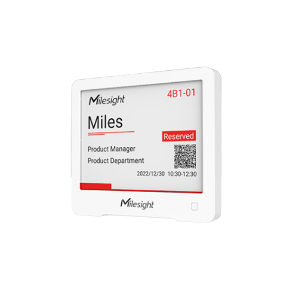 Billede af Milesight IoT E-Ink display