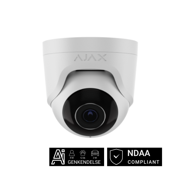 Billede af Ajax TurretCam, 5 MP, 2.8 mm, hvid