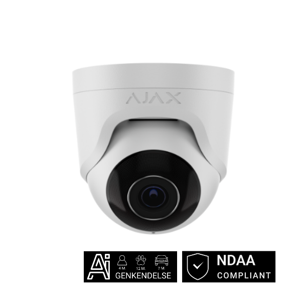 Billede af Ajax TurretCam (5 Mp/2.8 mm) Hvid