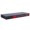 Billede af Safire PoE Switch 300W, 22 x 30W PoE  + 2 x 60W Gigabit PoE  + 2 x Gigabit Uplink, 2 x SFP, WatchDog