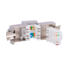 Billede af CAT6A FTP connectorstik, udgang, RJ45, Grå