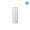 Billede af Ajax S-Line Keypad Outdoor Fibra Hvid