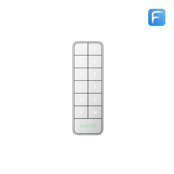 Billede af Ajax S-Line Keypad Outdoor Fibra Hvid